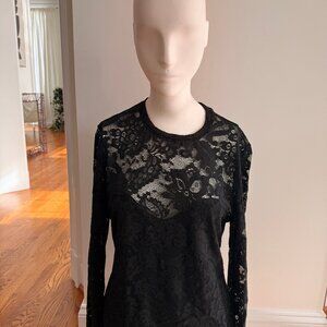 Generation Love CLayton Lace Top Black